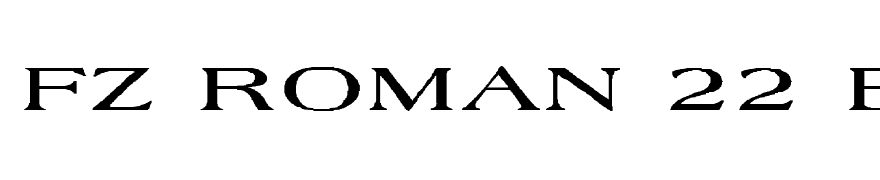 FZ ROMAN 22 EX