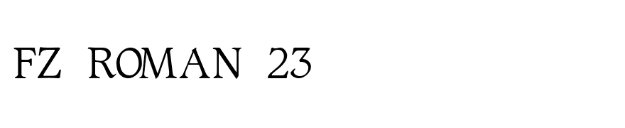 FZ ROMAN 23