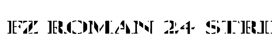 FZ ROMAN 24 STRIPED EX