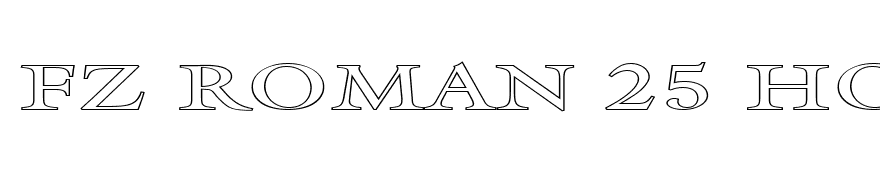 FZ ROMAN 25 HOLLOW EX