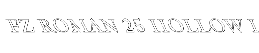 FZ ROMAN 25 HOLLOW LEFTY
