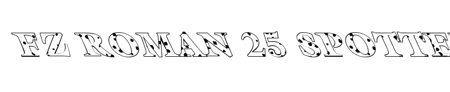 FZ ROMAN 25 SPOTTED LEFTY