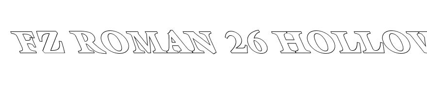 FZ ROMAN 26 HOLLOW LEFTY