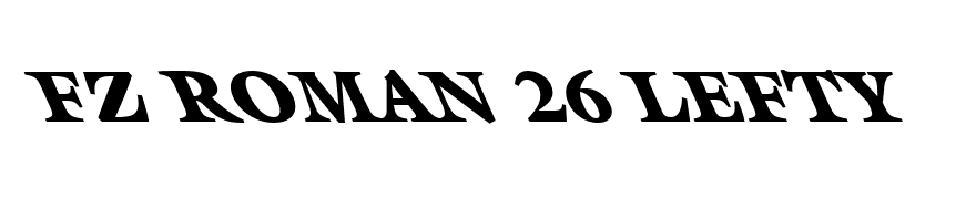FZ ROMAN 26 LEFTY