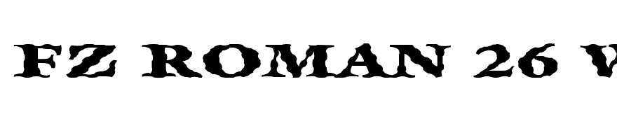 FZ ROMAN 26 WAVEY EX