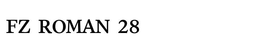 FZ ROMAN 28
