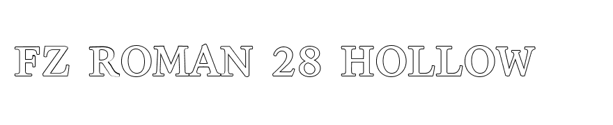 FZ ROMAN 28 HOLLOW