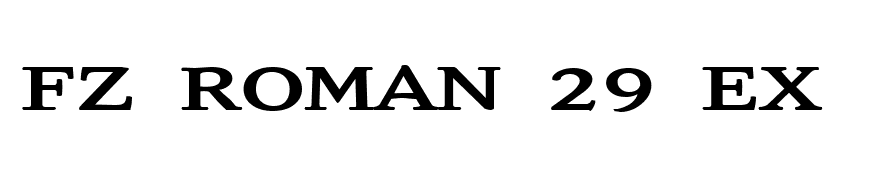FZ ROMAN 29 EX