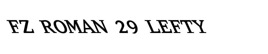 FZ ROMAN 29 LEFTY