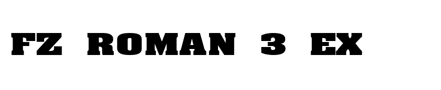 FZ ROMAN 3 EX