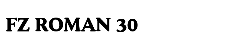 FZ ROMAN 30