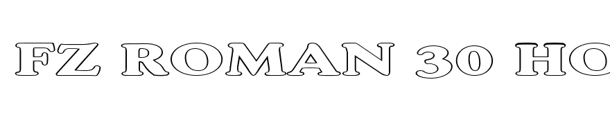 FZ ROMAN 30 HOLLOW EX