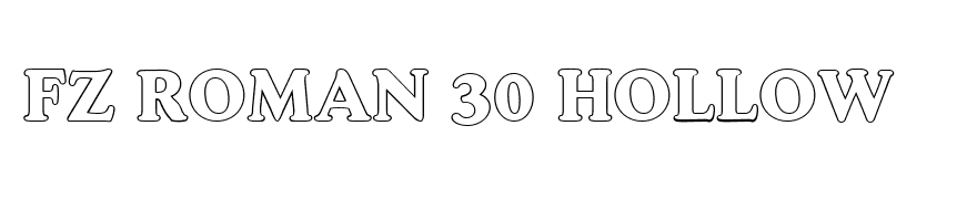 FZ ROMAN 30 HOLLOW