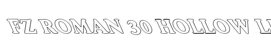 FZ ROMAN 30 HOLLOW LEFTY