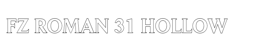 FZ ROMAN 31 HOLLOW