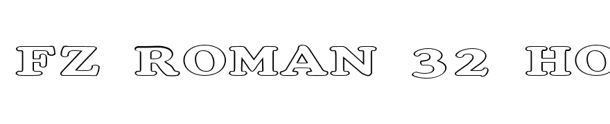 FZ ROMAN 32 HOLLOW EX