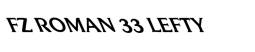 FZ ROMAN 33 LEFTY