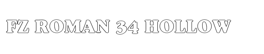 FZ ROMAN 34 HOLLOW