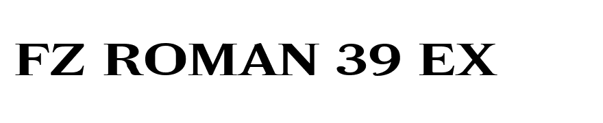 FZ ROMAN 39 EX