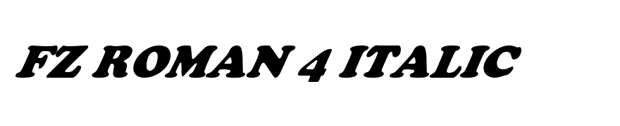 FZ ROMAN 4 ITALIC