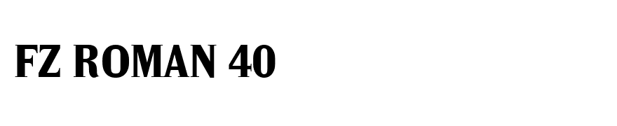FZ ROMAN 40