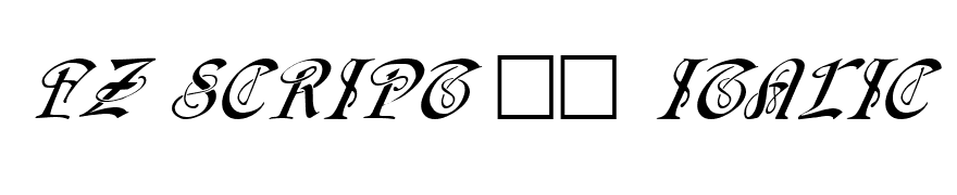 FZ SCRIPT 14 ITALIC