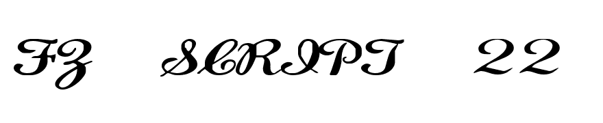 FZ SCRIPT 22 EX