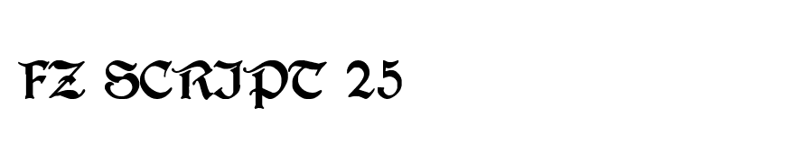 FZ SCRIPT 25