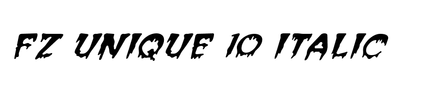 FZ UNIQUE 10 ITALIC