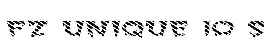 FZ UNIQUE 10 STRIPED EX