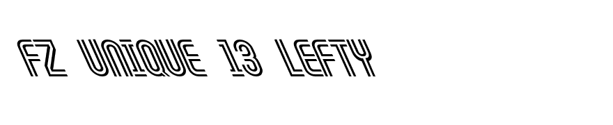 FZ UNIQUE 13 LEFTY