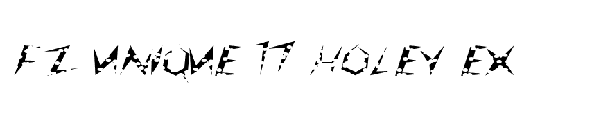 FZ UNIQUE 17 HOLEY EX