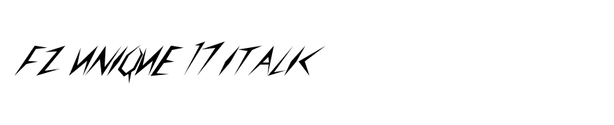 FZ UNIQUE 17 ITALIC