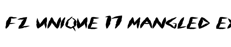 FZ UNIQUE 17 MANGLED EX