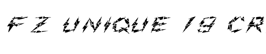 FZ UNIQUE 19 CRACKED EX