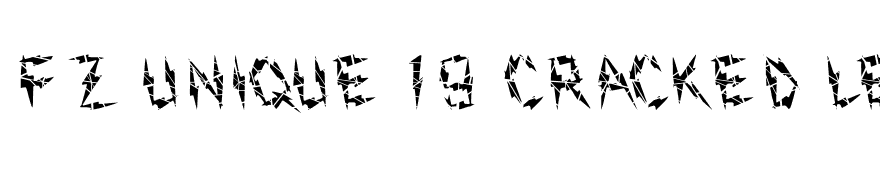 FZ UNIQUE 19 CRACKED LEFTY