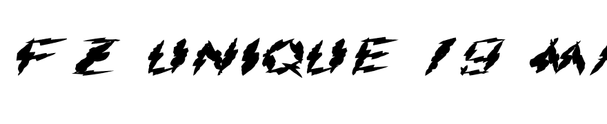 FZ UNIQUE 19 MANGLED EX