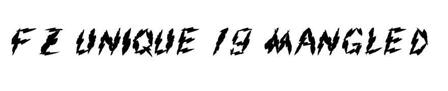 FZ UNIQUE 19 MANGLED