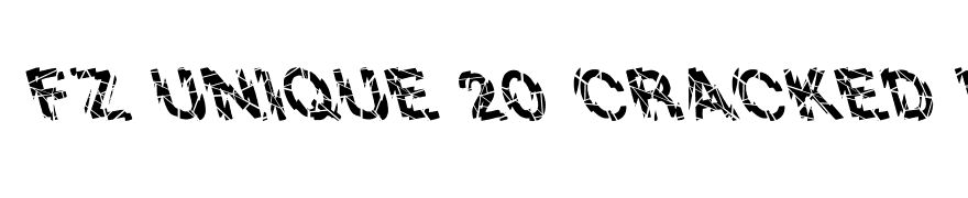 FZ UNIQUE 20 CRACKED LEFTY