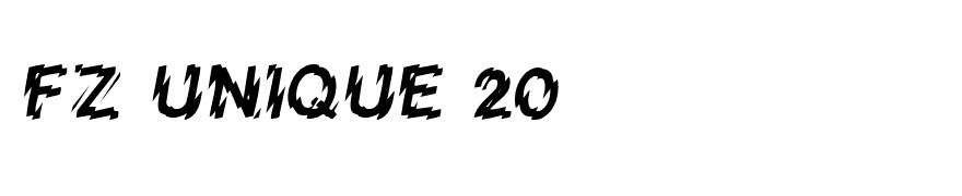 FZ UNIQUE 20