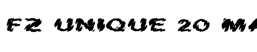 FZ UNIQUE 20 MANGLED EX