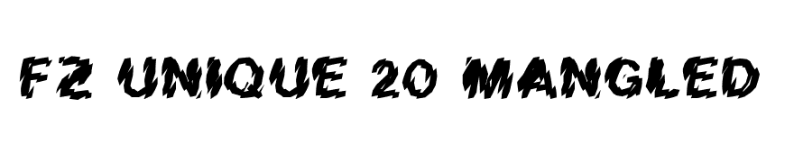 FZ UNIQUE 20 MANGLED