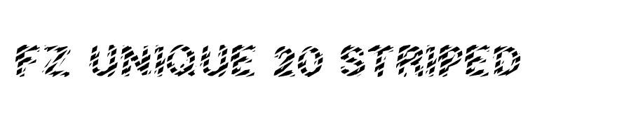 FZ UNIQUE 20 STRIPED