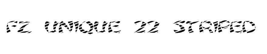 FZ UNIQUE 22 STRIPED EX