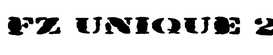 FZ UNIQUE 25 MANGLED EX