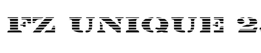 FZ UNIQUE 25 STRIPED EX