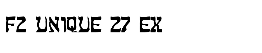 FZ UNIQUE 27 EX