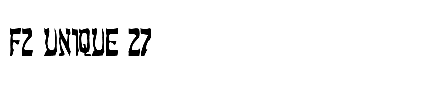 FZ UNIQUE 27