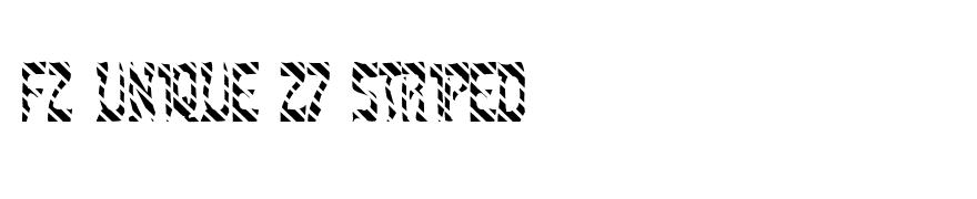 FZ UNIQUE 27 STRIPED