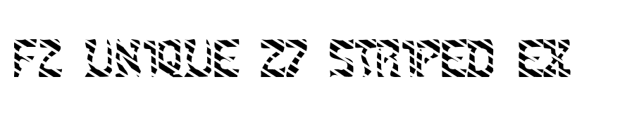 FZ UNIQUE 27 STRIPED EX